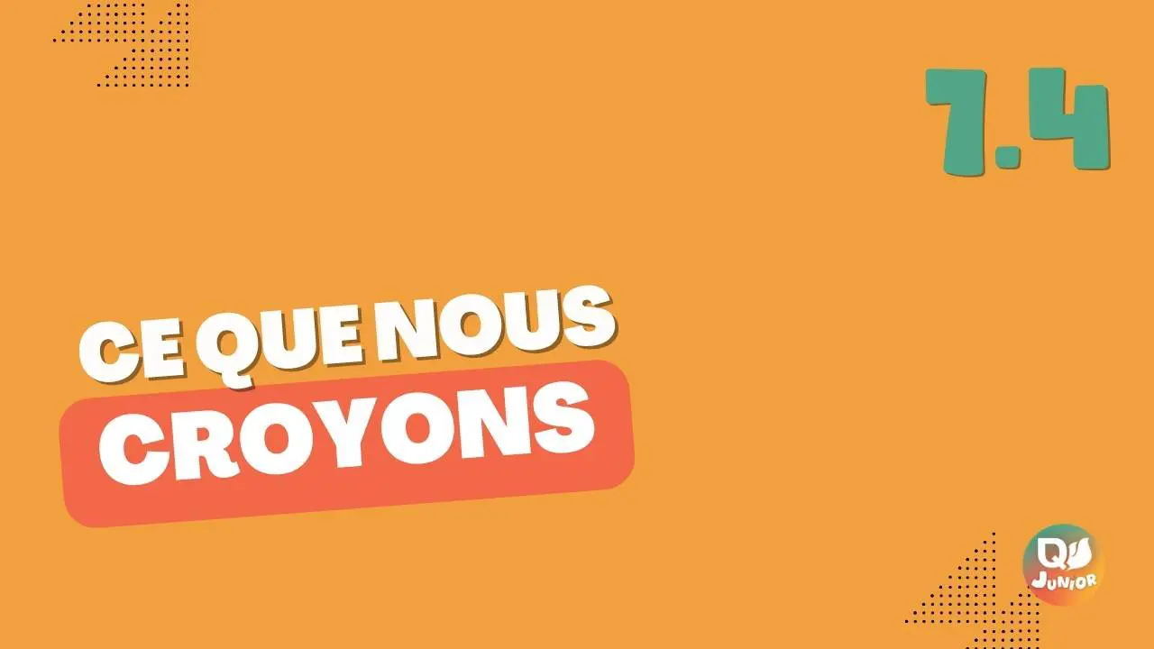 1.4 ce que nous croyons
