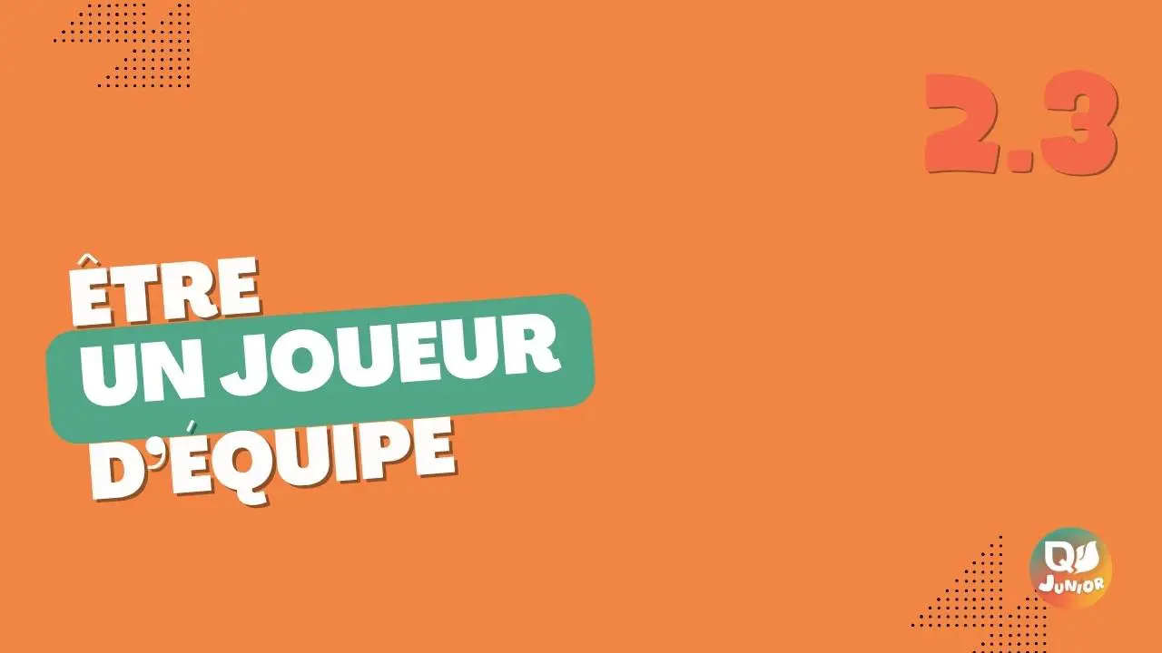 2.3 joueur d'équipe