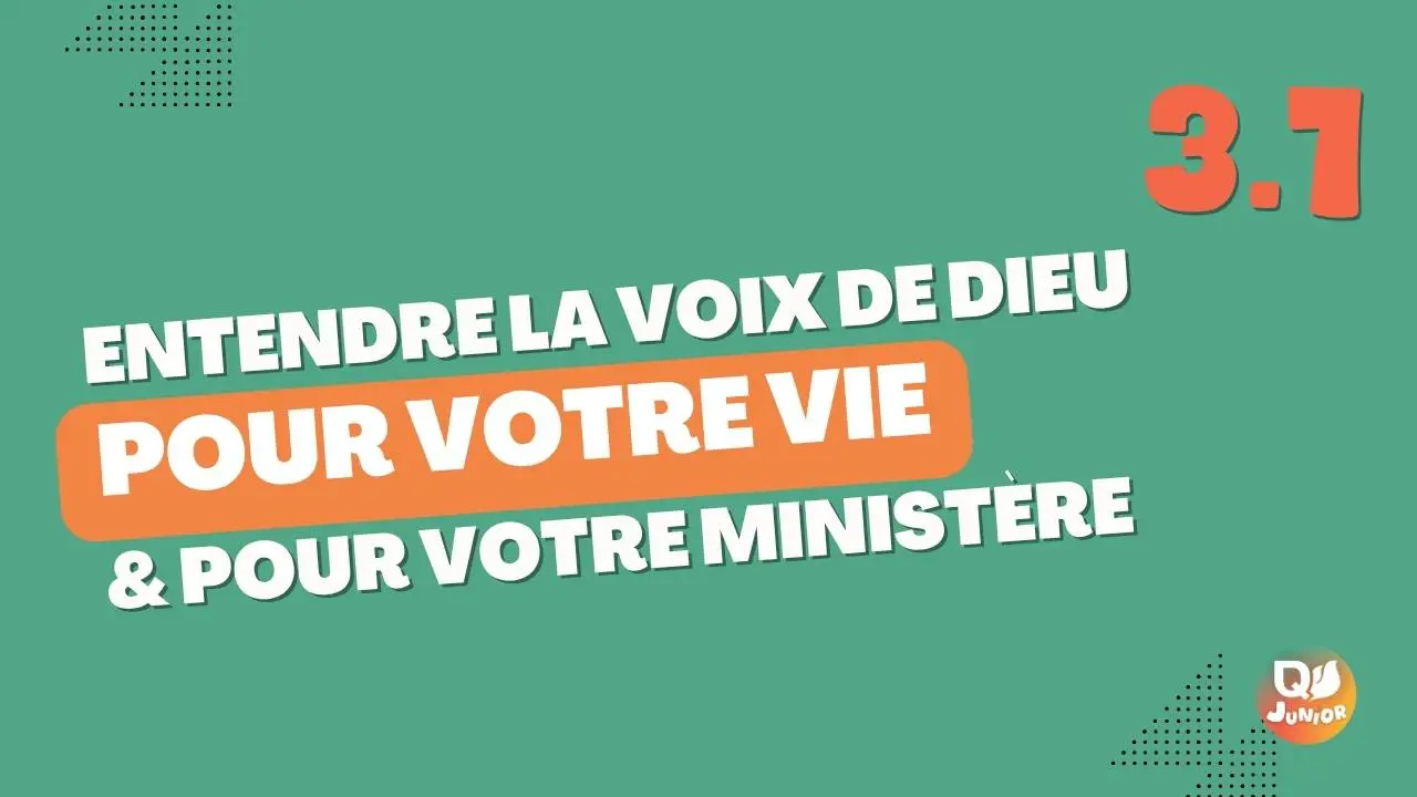 3.1 entendre voix Dieu
